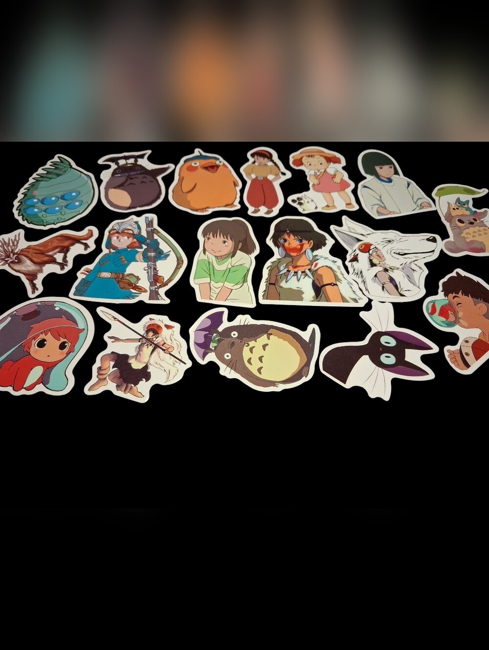 Studio Ghibli Character Sticker Set - Mixed Colors